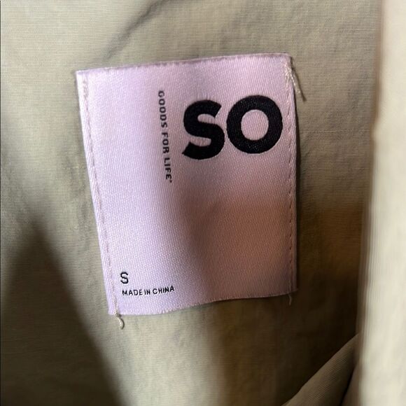 SO Green Utility Jacket Cropped Style - Picture 6 of 8